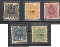 [Crown - Cape Verde Stamps Handstamped "GUINÈ", type B]