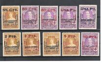 [Postage Stamps from Spanish Marocco, Tanger, Guinea, Cape Jubi & Spanish Sahara - Overprinted and Surcharged, 类型 BW]