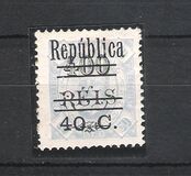 [Issues of 1902 Overprinted "Republica" and Surcharged "40 C.", type AM]