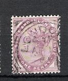 [Regina Vittoria  - Iscrizione "POSTAGE AND INLAND REVENUE", Scrivi AI1]