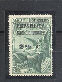 [Macau Postage Stamps Surcharged & Overprinted "REPUBLICA - S. TOME  E PRINCIPE", type Q3]