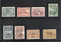 [Timor Postage Stamps Surcharged & Overprinted "REPUBLICA - S. TOME  E PRINCIPE", тып S]