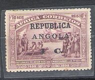 [Vasco da Gama Issue - Postage Stamps from Portuguese Africa Surcharged &  Overprinted "REPUBLICA - ANGOLA", type M2]