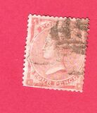 [Queen Victoria - Small White Control Letters in Corners, Tipe L]