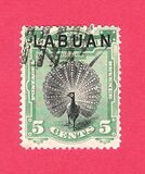 [North Borneo Stamps Overprinted "LABUAN", Tüüp J3]