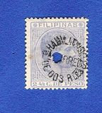 [King Alfonso XII Issue of 1880 Surcharged & Overprinted "HABILITADO PA. CORREOS", type Y19]
