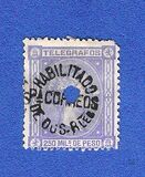 [Telegraph Stamps Surcharged & Overprinted "HABITADO PA. CORREOS", type Y6]