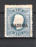 [King Luis I - Portuguese Postage Stamps Overprinted, MADEIRA, type A11]