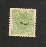 [Crown - Cape Verde Stamps Handstamped "GUINÈ", type B5]