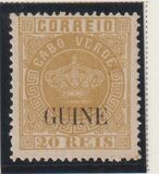 [Crown - Cape Verde Stamps Overprinted "GUINÈ", type A2]