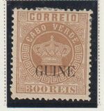 [Crown - Cape Verde Stamps Overprinted "GUINÈ", type A9]