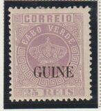 [Crown - Cape Verde Stamps Overprinted "GUINÈ" - New Colors, type A12]