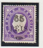 [Issues of 1869-1877, 1887 & 1895 Surcharged, typ L1]