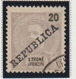 [Issues of 1898-1901 Overprinted "REPUBLICA" with Short Thick letters - Local Print, тып XET3]