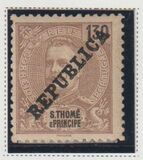 [Issues of 1898-1901 Overprinted "REPUBLICA" with Short Thick letters - Local Print, тып XET8]