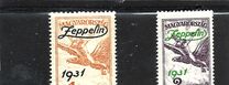 [Airmail - Airmail Stamps of 1930 Overprinted "Zeppelin - 1931", प्रकार LN]