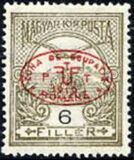 [Hungarian Stamps Overprinted, type A2]