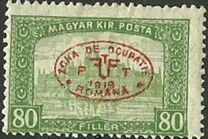 [Hungarian Parliament Type Stamps of 1917 Overprinted, 类型 K2]