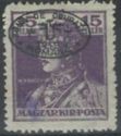 [Hungarian King Karl IV & Queen Zita Stamps of 1919 Overprinted, type M2]