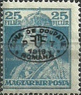 [Hungarian King Karl IV & Queen Zita Stamps of 1919 Overprinted, type M6]