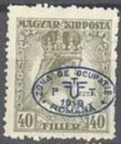 [Hungarian King Karl IV & Queen Zita Stamps of 1919 Overprinted, type N]