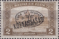 [Overprinted " Köztársaság", type P1]