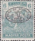 [Hungarian Stamps with "MAGYAR POSTA" Inscription Overprinted, type V1]