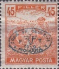 [Hungarian Stamps with "MAGYAR POSTA" Inscription Overprinted, type V6]