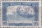 [Hungarian Stamps with "MAGYAR POSTA" Inscription Overprinted, tip W]