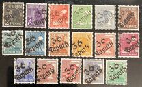 [Joint Allied Occupation Zones Stamps Handstamped, type A]