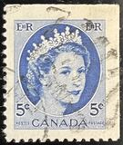 [Queen Elizabeth II - Normal Paper, See 1962 for Fluorescent Stripes, type GT4]