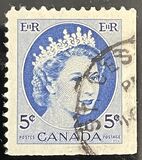 [Queen Elizabeth II - Normal Paper, See 1962 for Fluorescent Stripes, type GT4]