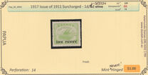[Issue of 1911-1912 Surcharged, type D]