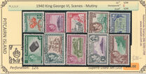 [King George VI, Scenes from the History of Mutiny "Bounty", and by Bradbury, other Values of Waterloo, ประเภท A]