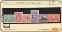[Victory Stamps - Coated paper, type AY]
