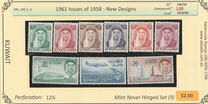 [Issues of 1958 but Currency Changed and New Designs, type DU]