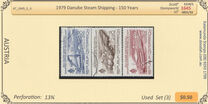 [The 150th Anniversary of the First Danube Steam Shipping Company, type AQW]