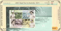 [The 50th Anniversary of the Royal Tour to Australia - Visit of Queen Elizabeth II to Cocos Island, type OZ]