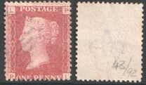 [Queen Victoria - Colored Control Letters in Corners, tipas I]