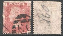 [Queen Victoria - Colored Control Letters in Corners, tipas I]
