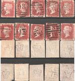 [Queen Victoria - Colored Control Letters in Corners, tipas I]