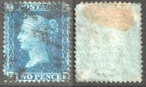 [Queen Victoria - Colored Control Letters in Corners, tipas J]