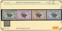 [The 75th Anniversary of the U.P.U, type P]