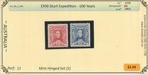 [The 100th Anniversary of the Sturt Expedition, type H]
