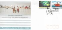 [The 30th Anniversary of the Antarctic Treaty and Maiden Voyage of "Aurora Australis", Research Ship, type CJ]