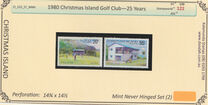 [The 25th Anniversary of the Christmas Island Golf Club, type DB]