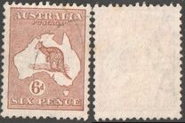 [Definitive Issues - Kangaroo and Map - Different Watermark, Typ A26]
