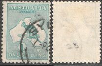 [Definitive Issues - Kangaroo and Map, Different Watermark, tip A19]