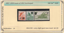 [Issues of 1952 Surcharged, tip D1]
