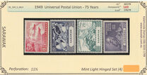 [The 75th Anniversary of Universal Postal Union, Tipo Z]